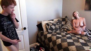 PervMom - Thick Ass Stepmom Gets Titty Fucked By Stepson.